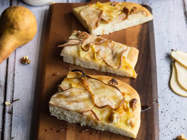 Pear and Brie Focaccia