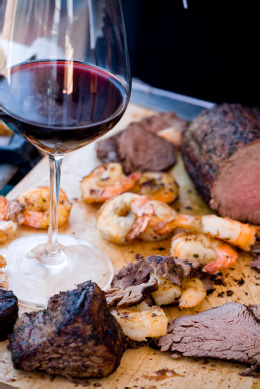 Karl Stefanovic's Eye Fillet with Prawns