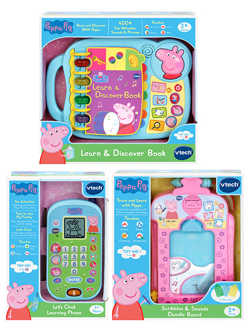 peppa pig vtech book