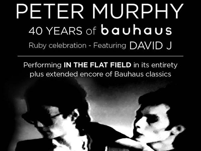40 Years of Bauhuas Ruby Celebration Featuring David J Tour