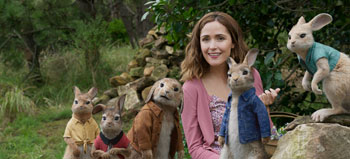 Rose Byrne & James Corden Peter Rabbit