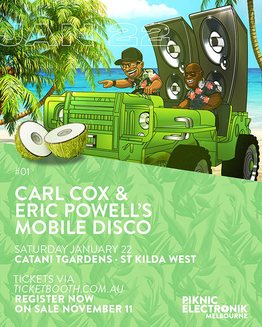 Carl & Eric's Mobile Disco Tickets in the Catani Gardens