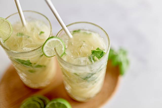 Pineapple Mint Prosecco Punch