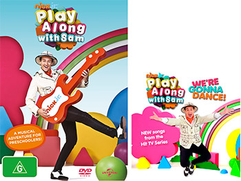 Play Along with Sam DVD & CD Packs