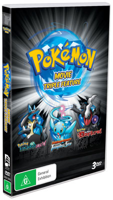 Pokemon Movie 3 Pack DVDs