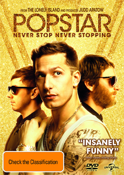 Popstar Never Stop Never Stopping DVDs