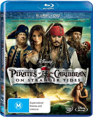 Pirates of the Caribbean: On Stranger Tides DVD and Blu-ray