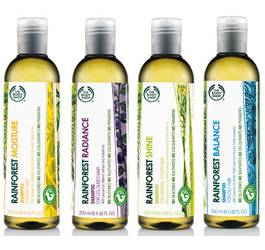 The Body Shop Rainforest Hair Care Collection