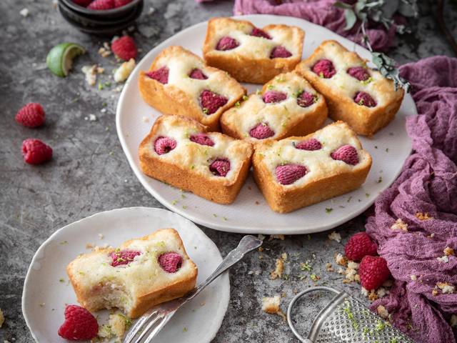 Raspberry Lime Friands
