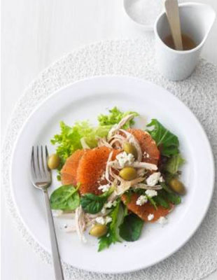 Red Grapefruit Chicken Salad