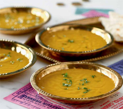 Cream of Red Lentil with Curry