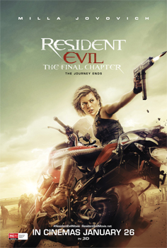 Resident Evil: The Final Chapter Movie Tickets