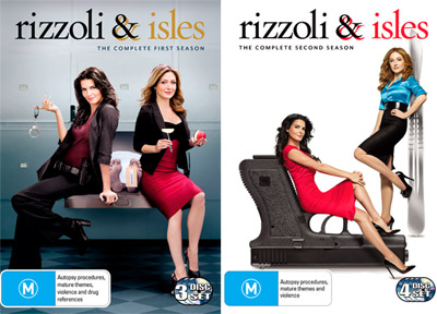 Rizzoli and Isles The Complete First and Second Season DVD