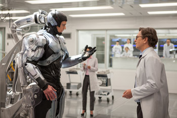 Joel Kinnaman and Gary Oldman RoboCop