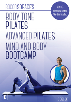 Rocco Sorace's Body Tone Pilates, Advanced Pilates and Mind & Body Bootcamp DVDs