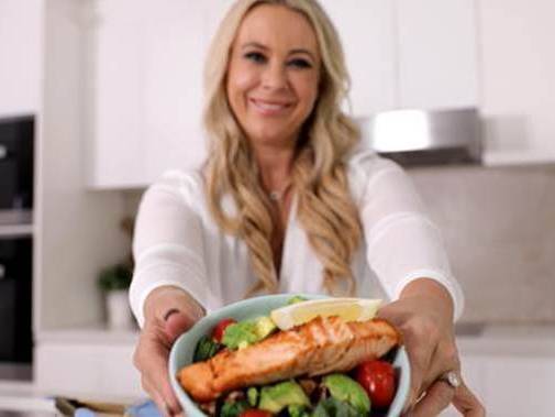 Low Carb Salmon Pasta wtih Susie Burrell