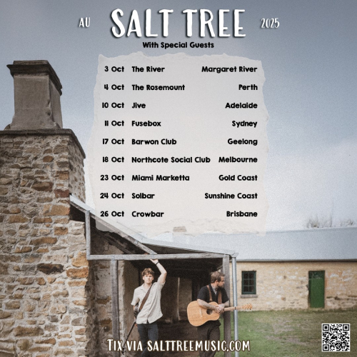 Salt Tree Announce New EP 'Adrift' Alongside Release of 'Paradise' Single + Australian Headline Tour