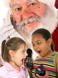 Keep the Christmas magic alive with phone messages from Santa