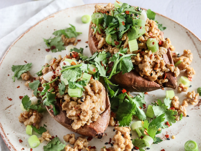 Satay Chicken Jacket Potato