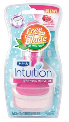 Schick New Intuition Pomegranate Razor