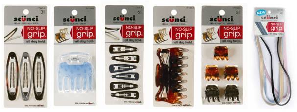 Scünci Hair Accessories - Slippery Hair is Secured with Scünci