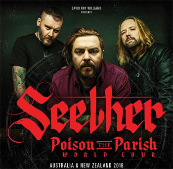 Seether Poison The Parish Australian Tour Dates