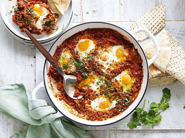Quick Shakshuka Eggs