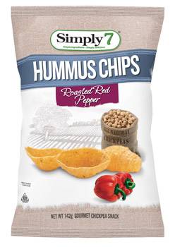 Simply 7 Snacks Hummus Roasted Red Pepper