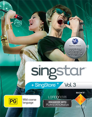 SingStar Volume 3 Playstation 3