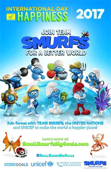Smurfs Team Up With United Nations In 2017