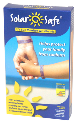 Summer sun - how much of a good thing is too much?  Solarsafe Wristbands