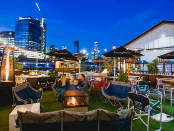 Pop-Up Fire Garden comes to South Wharf