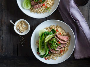 Soy & Sesame Flat Iron Steak