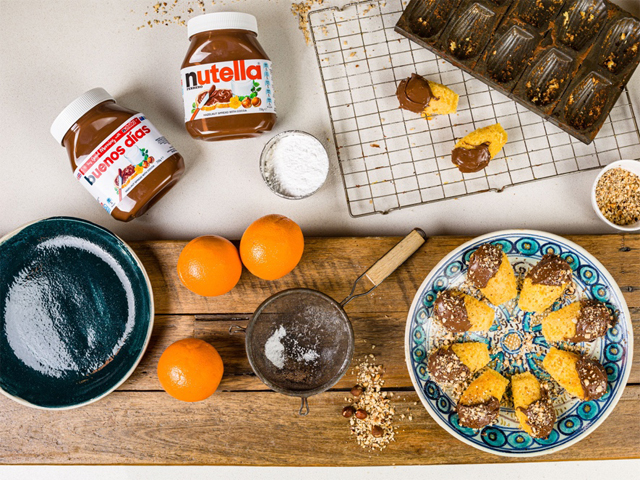 Miguel Maestre's Spanish Orange Magdalenes with Nutella