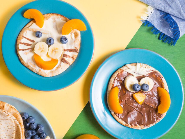 Trick or Treat Dessert Pizzas