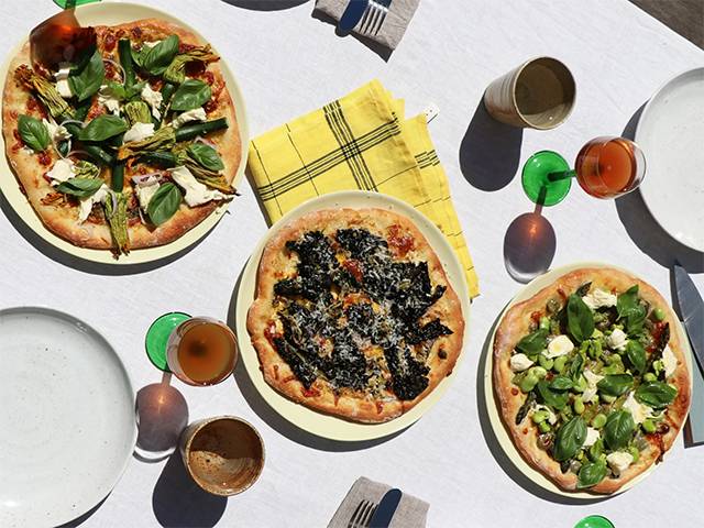 Spring Pizza Trio