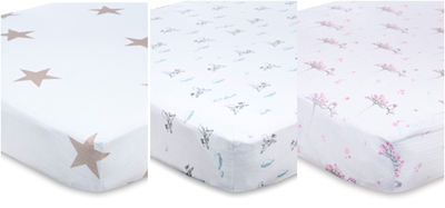 Aden & Anais Super Star Fitted Cot Sheet