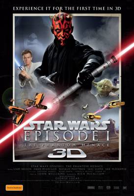 Star Wars: Ep 1 The Phantom Menace 3D