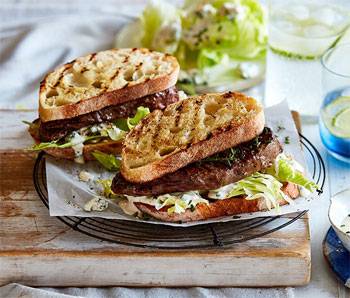 Jack Stein's Steak Sandwich with Blue Cheese Ranch