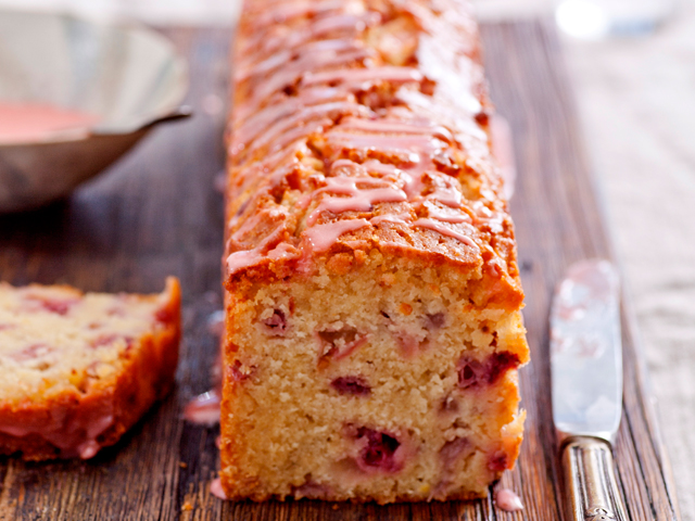 Strawberry Pound Cake