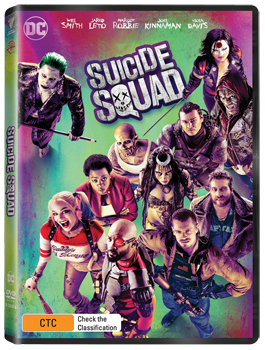 Suicide Squad DVDs.