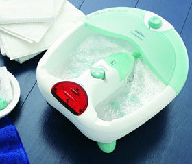 Sunbeam - Hydrotherapy Foot Spa & Mobile Hair Straightener