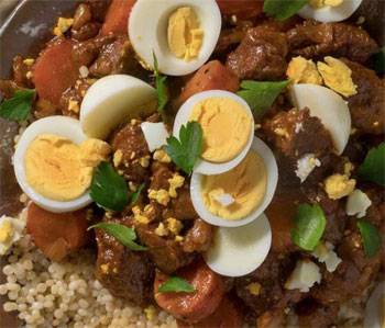 Lamb and Egg Tagine