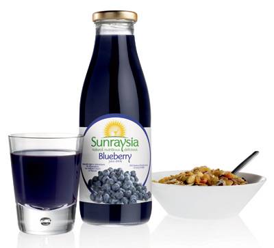 Sunraysia's Blueberry Juice drink
