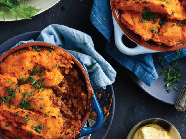 Beef and Sweet Potato Cottage Pie