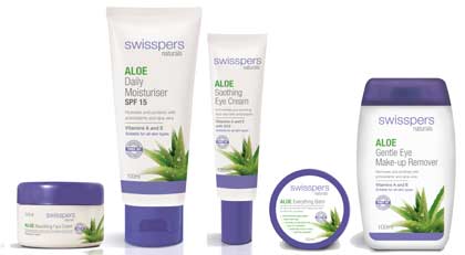 Swisspers Naturals Aloe Packs