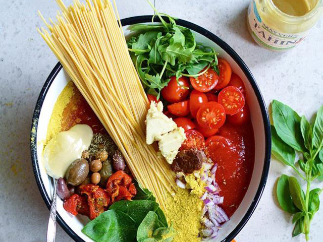 Tahini One Pot Pasta