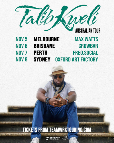 Hip Hop Icon Talib Kweli Returns to Australia