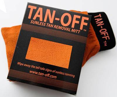 Tan-Off World First in Sunless Tan Removal Mitt