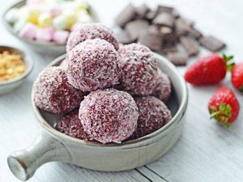 Rocky Road Protein Balls